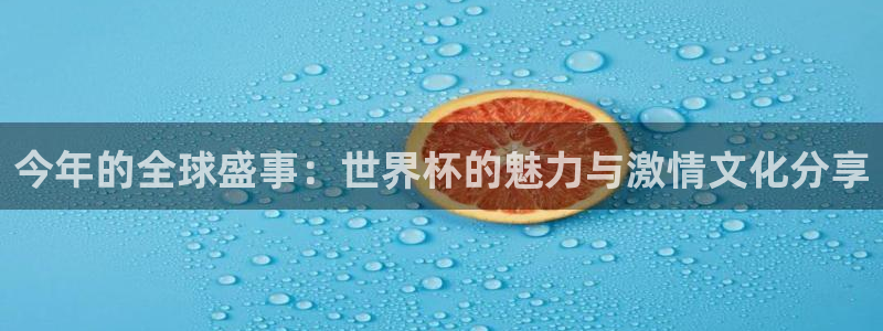 世界杯对阵表：今年的全球盛事：世界杯的魅力与激情文化分享